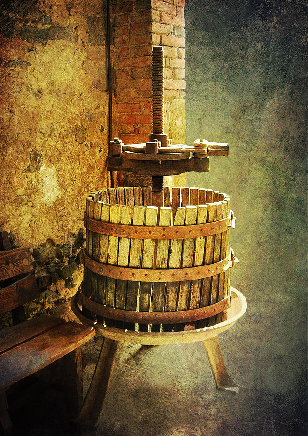 Still Life Photograph - Tuscany Wine Barrel by Sandra Selle Rodriguez