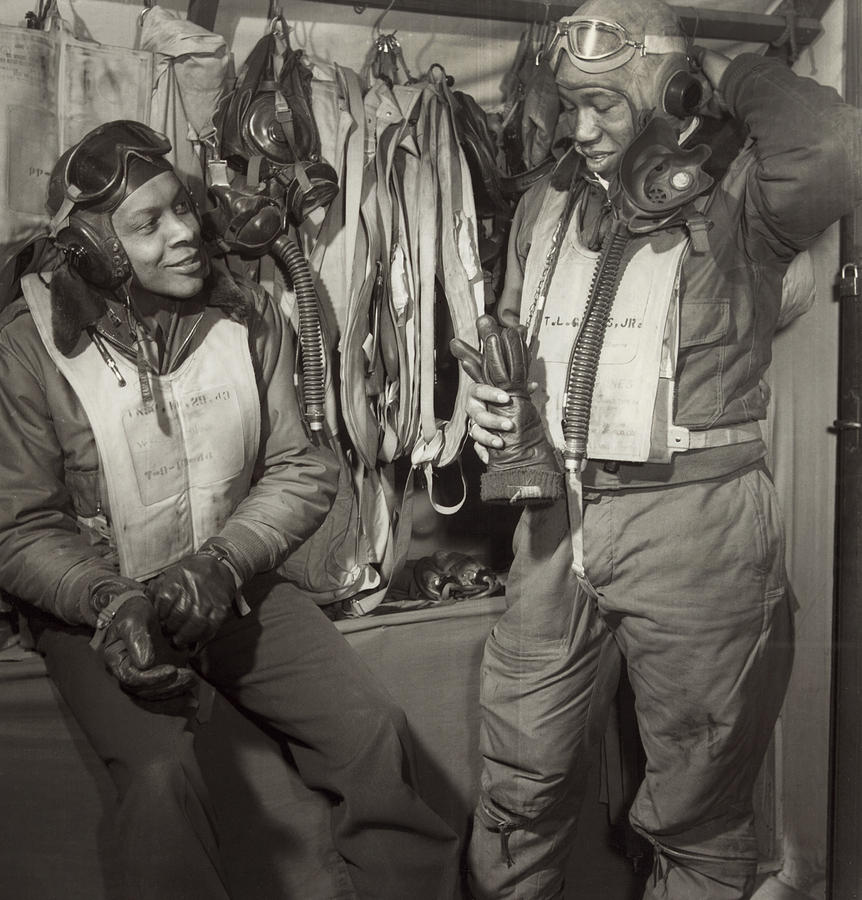 Tuskegee Airmen, 1945 Photograph by Granger