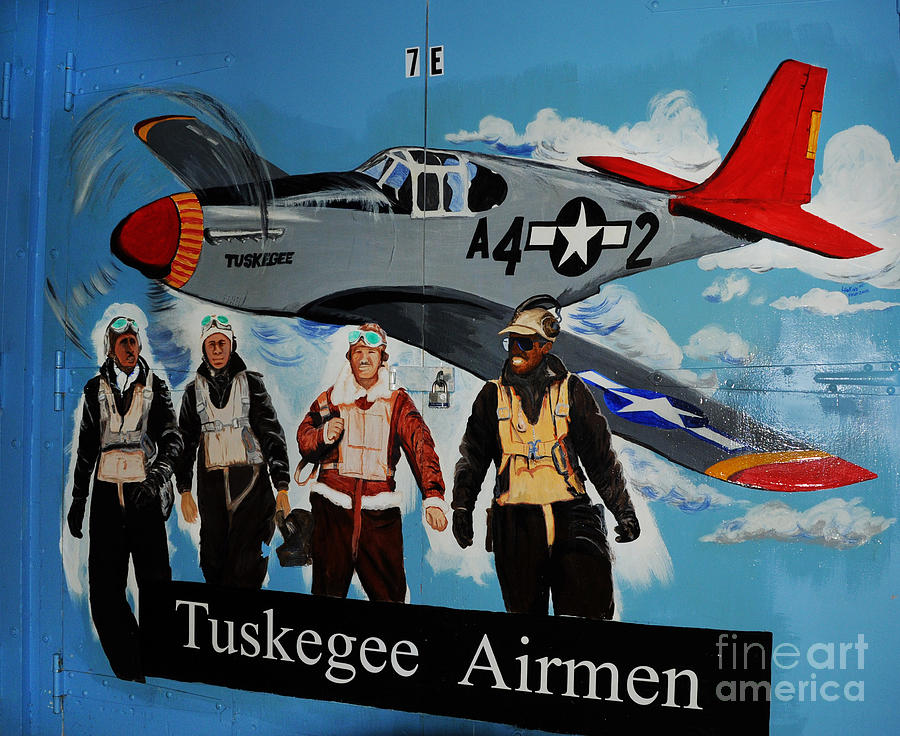 Redtails Photograph - Tuskegee Airmen by Leon Hollins III