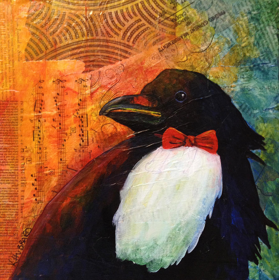 Tuxedo crow