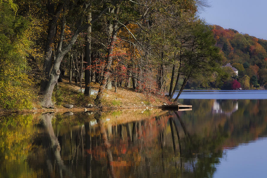 Fall Photograph - Tuxedo Lake Autumn by Joan Carroll