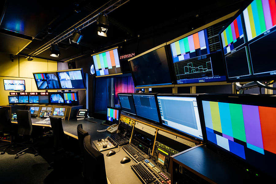 TV And Video Control Room Photograph by TommL
