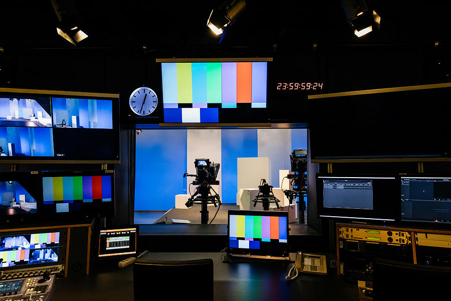 TV And Video Equipment At University Photograph by TommL