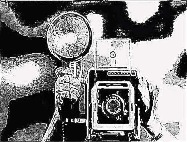 TV noir Charles Bronson Man With A Camera  screen capture 1958-2008 Photograph by David Lee Guss