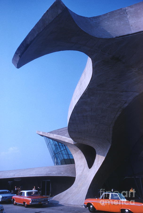 Architecture Photograph - TWA Terminal at Idlewild Airport 1961 by The Harrington Collection