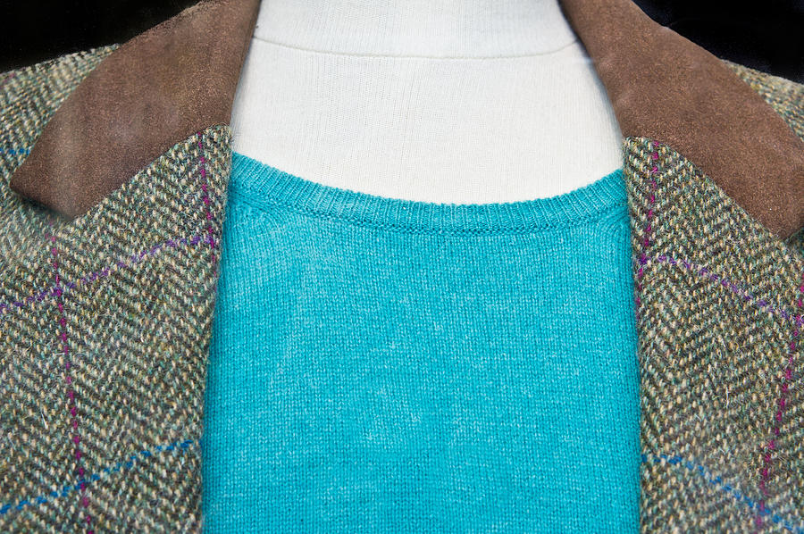 Vintage Photograph - Tweed jacket by Tom Gowanlock