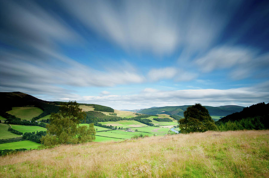 Tweed Valley From Cardrona Woods Photograph by Iain Maclean