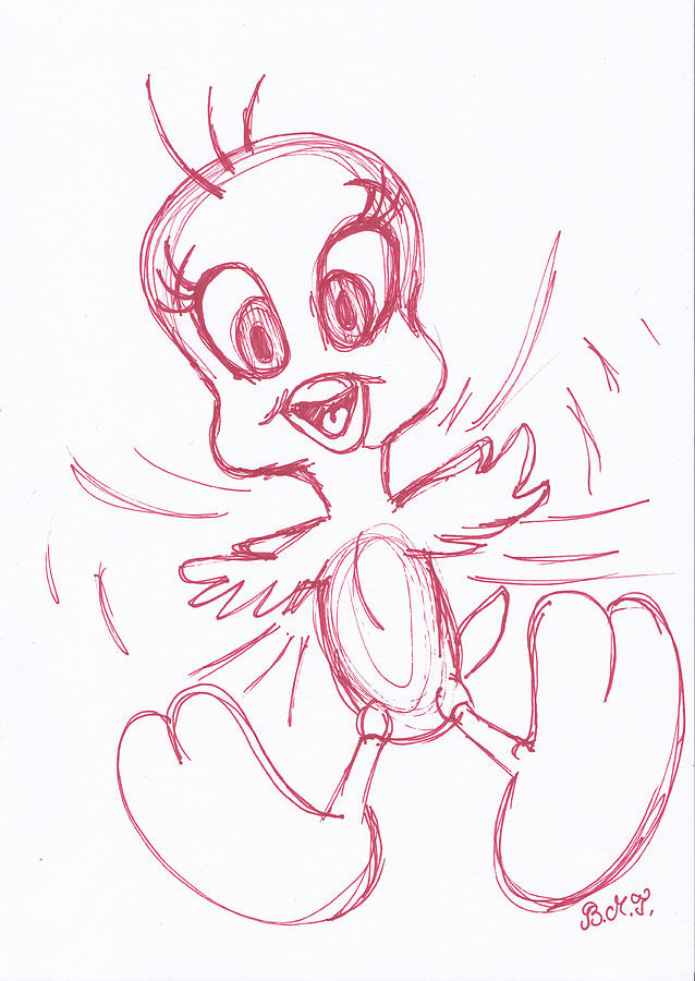 How to Draw Tweety Bird