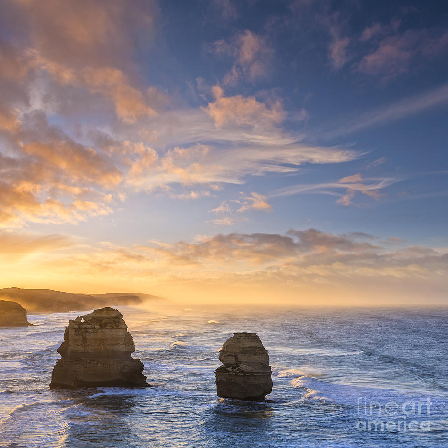 Twelve Apostles Sunrise Great Ocean Road Victoria Australia Photograph by Colin and Linda McKie