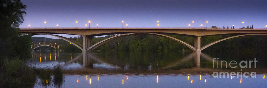 Twilight Bridges Photograph