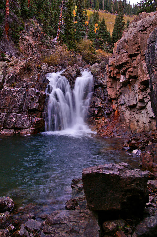 Waterfall Photograph - Twilight Falls 2 by Jeremy Rhoades