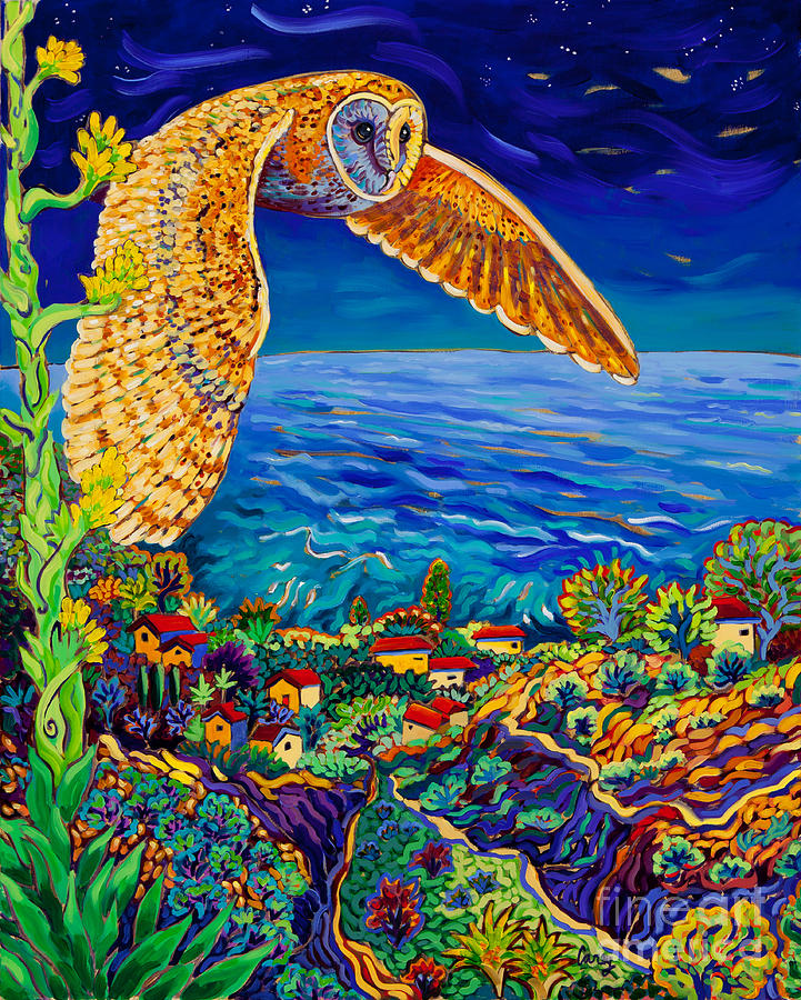 Twilight Flight Painting by Cathy Carey