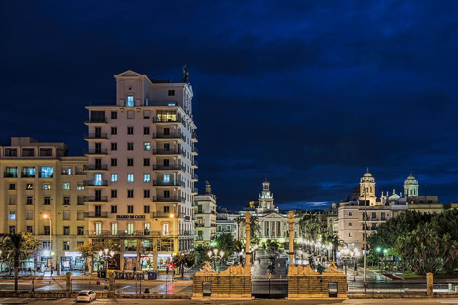 Twilight in Cadiz Photograph by Maria Coulson