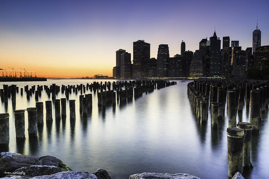 Twilight in Lower Manhattan Photograph by Fran Gallogly