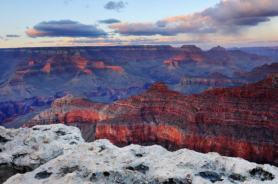 Twilight Landscape Of Grand Canyon Photograph by Rezus