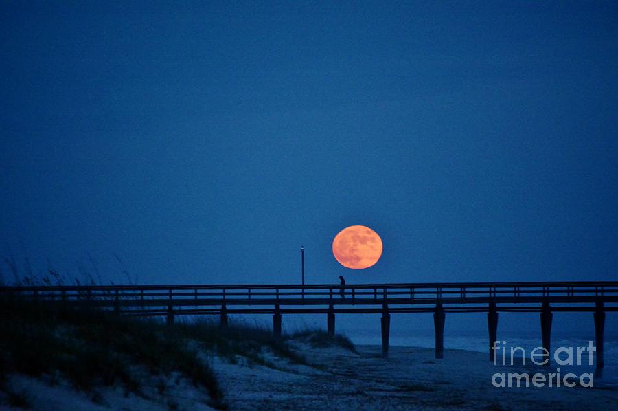 Twilight Moon Rise Photograph by Kelly Nowak