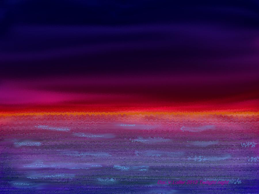 Twilight-night Digital Art by Dr Loifer Vladimir