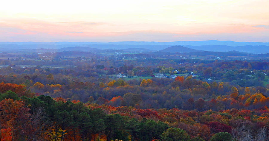 Twilight on the Blue Ridge Photograph by Lynn Bauer