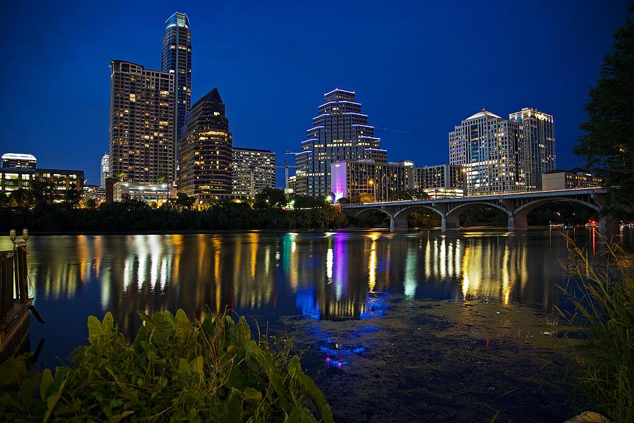 Austin Photograph - Twilight Reflections by Dave Files