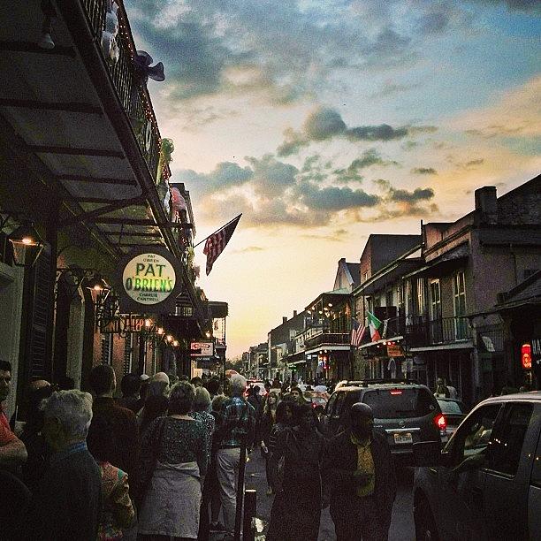 Twilight Walk To Bourbon — French Photograph by Alyson Ss