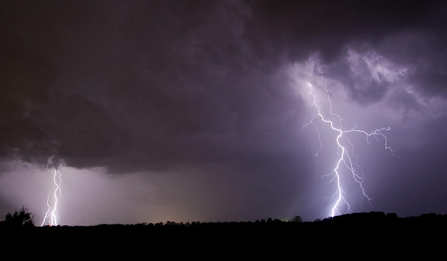 Twin Bolts Photograph by John Crothers