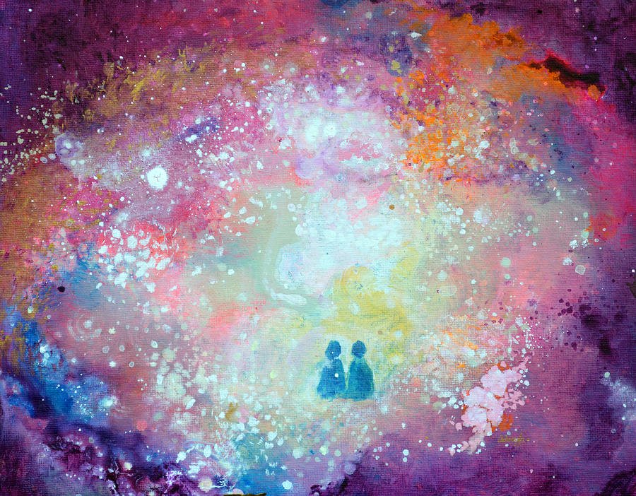 Twin Flames Painting - Twin Flames by Ashleigh Dyan Bayer