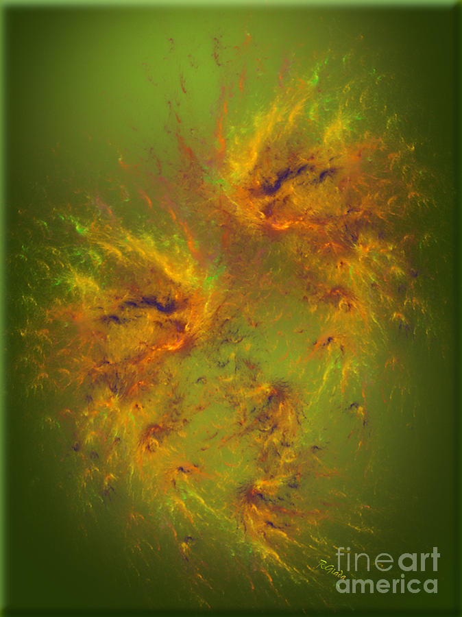 Twin flames - spiritual art by Giada Rossi Digital Art by Giada Rossi