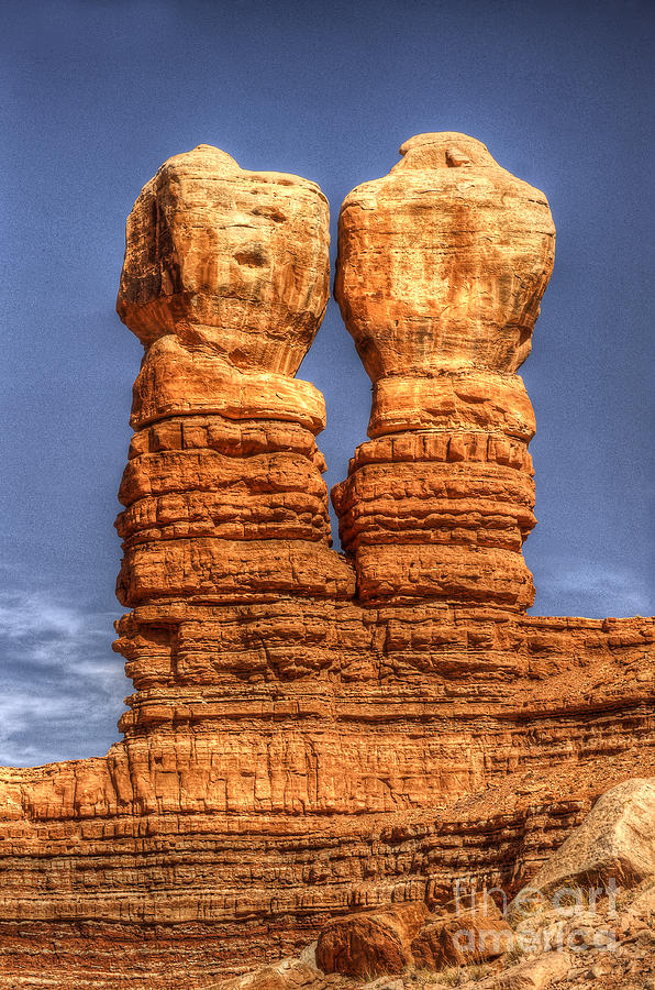 Twin Navajos Photograph by Dennis Hammer