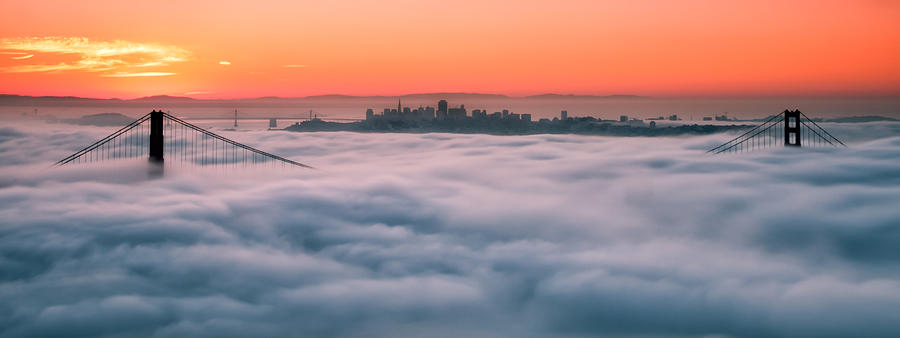 San Francisco Photograph - Twin Peaks by Brian Bonham