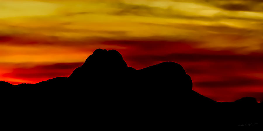 Twin Peaks Sunset Photograph