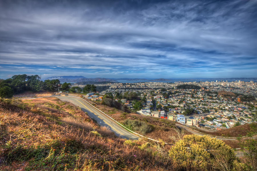 Twin Peaks view of San Francisco 1 Photograph by Jennifer Rondinelli Reilly - Fine Art Photography