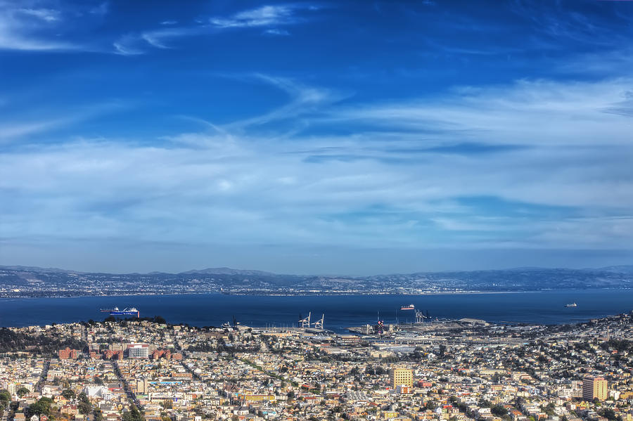 Twin Peaks view of San Francisco 8  Photograph by Jennifer Rondinelli Reilly - Fine Art Photography