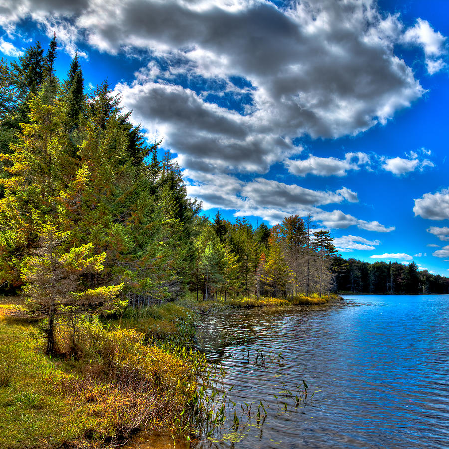 Twin Ponds - Old Forge New York Photograph by David Patterson
