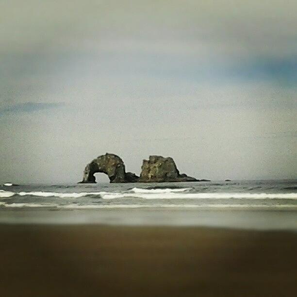 Twin Rocks On The Oregon Coast Photograph by M R M