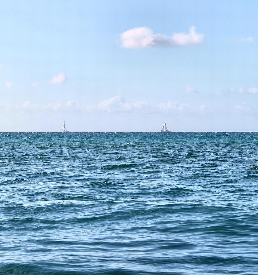 Twin Sails Photograph by Debbie Levene