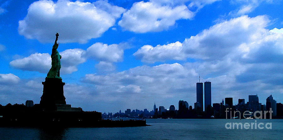Twin Towers In Heavens Sky - Remembering 9/11 Photograph