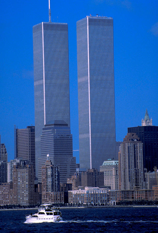 Twin Towers In New York City Photograph by Carl Purcell