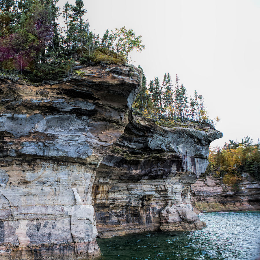 Twin Towers of Pictured Rocks Michigan Photograph by Evie Carrier ...