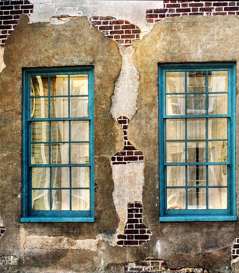 Twin Windows In Charleston Photograph by Gary Slawsky