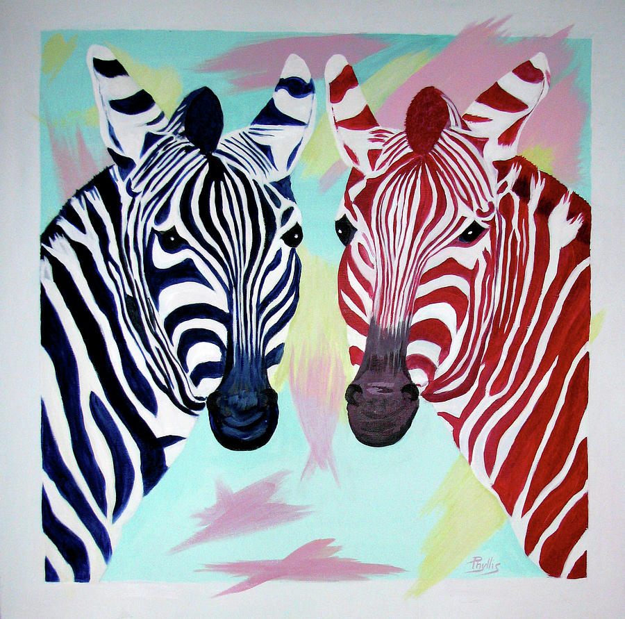 Twin zs Painting by Phyllis Kaltenbach