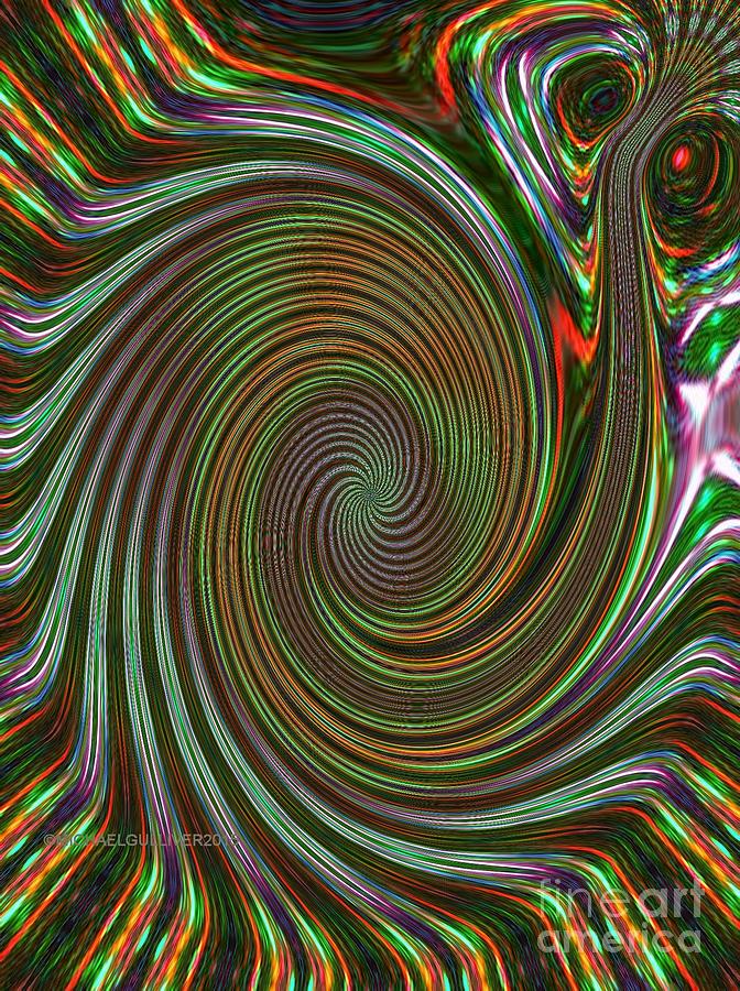 Twirl Digital Art by Michael Wayne Gulliver