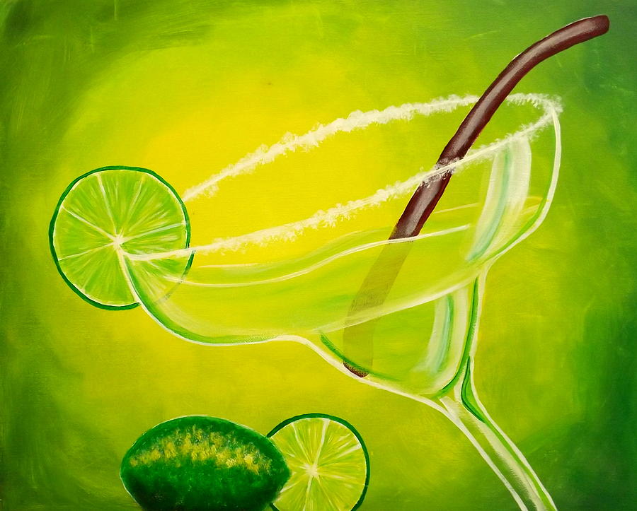Twisted Margarita Painting by Darren Robinson