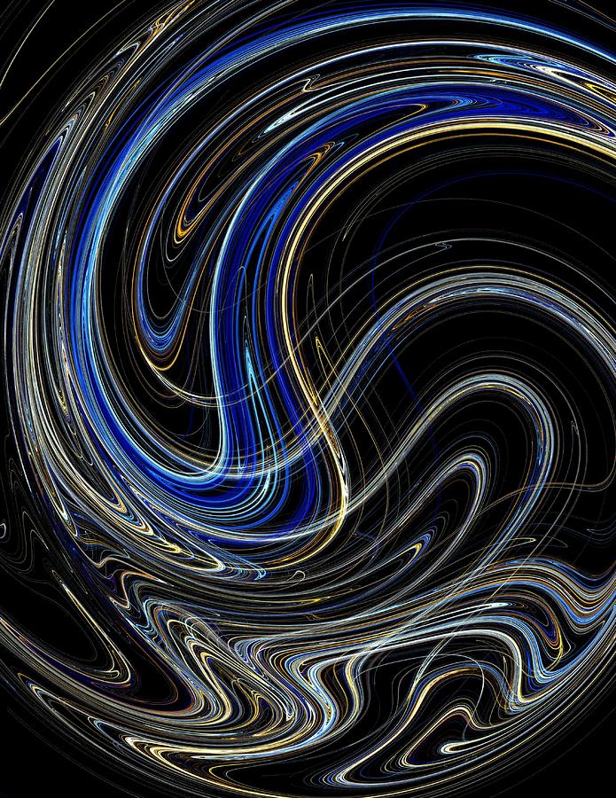 Twisted Digital Art by Mike Turner