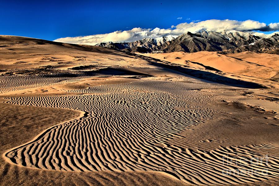 Great Sand Dunes National Park Photograph - Twisted Ripples by Adam Jewell