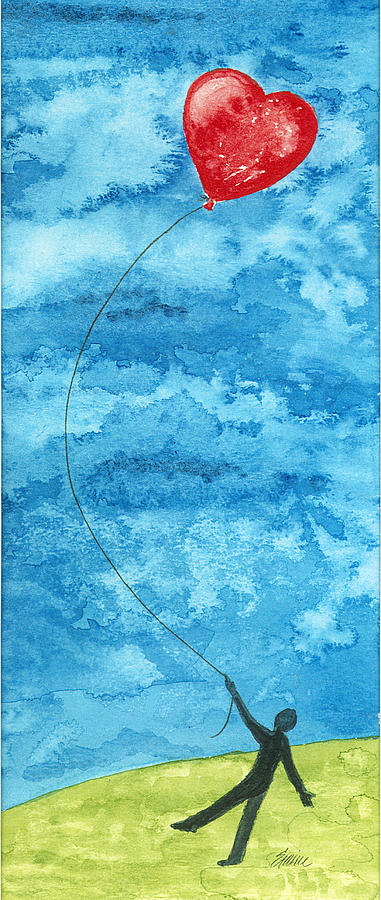 Heart Painting - Twitterpated by Elaine Allen Heart Painting - Twitterpated by Elaine Allen