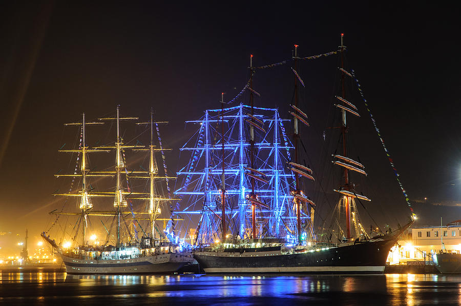 Tallship Photograph - Two Beauties by Dockside Colors