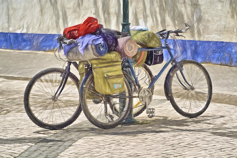Two Bicycles  Photograph by David Letts
