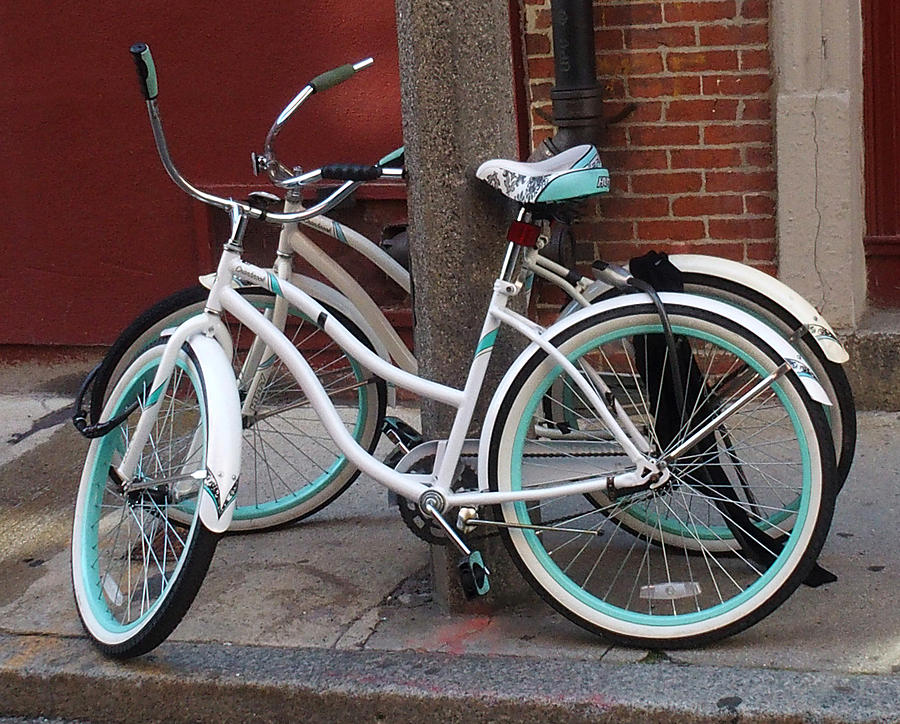 Two Bikes Montreal Photograph by Steve Archbold Fine Art America