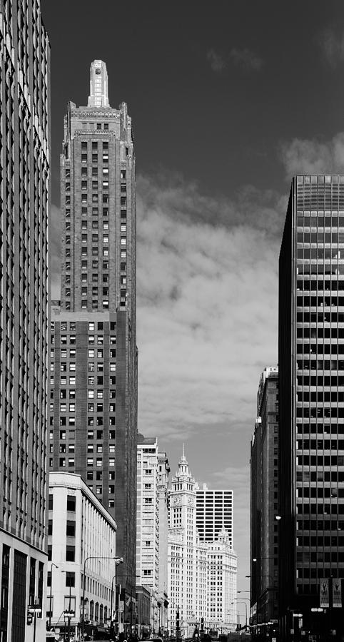 Skyscraper Photograph - Two Chicago Classics- Carbide and Carbon and Wrigley Building by Alexandra Till