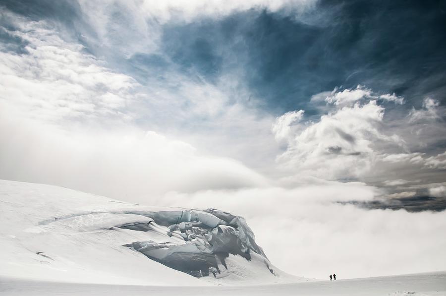 Two Climbers Making The Final Push Photograph By Alasdair Turner Fine Art America 6444